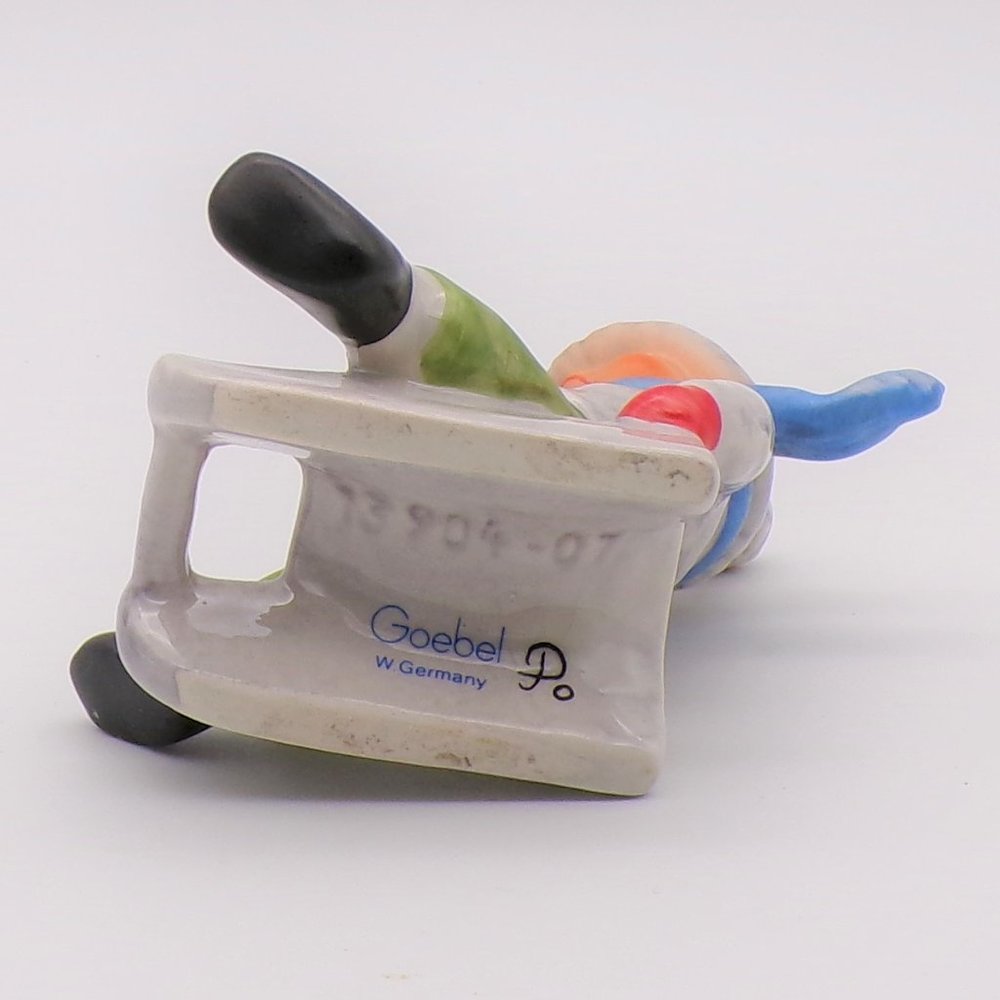 Boy on Sled Ceramic Figurine by Goebel - Picture 11 of 15